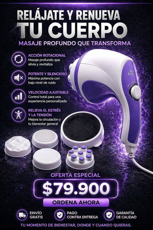 Masajeador Corporal RELAX & SPIN TONE